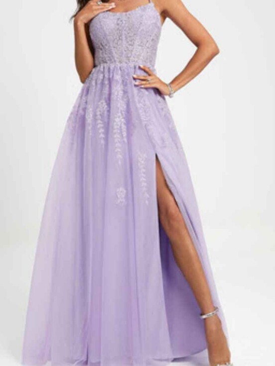 JJs House Dresses & Skirts - JJs House Lilac Embroidered Evening Prom, Quincenera, Bridal Dress